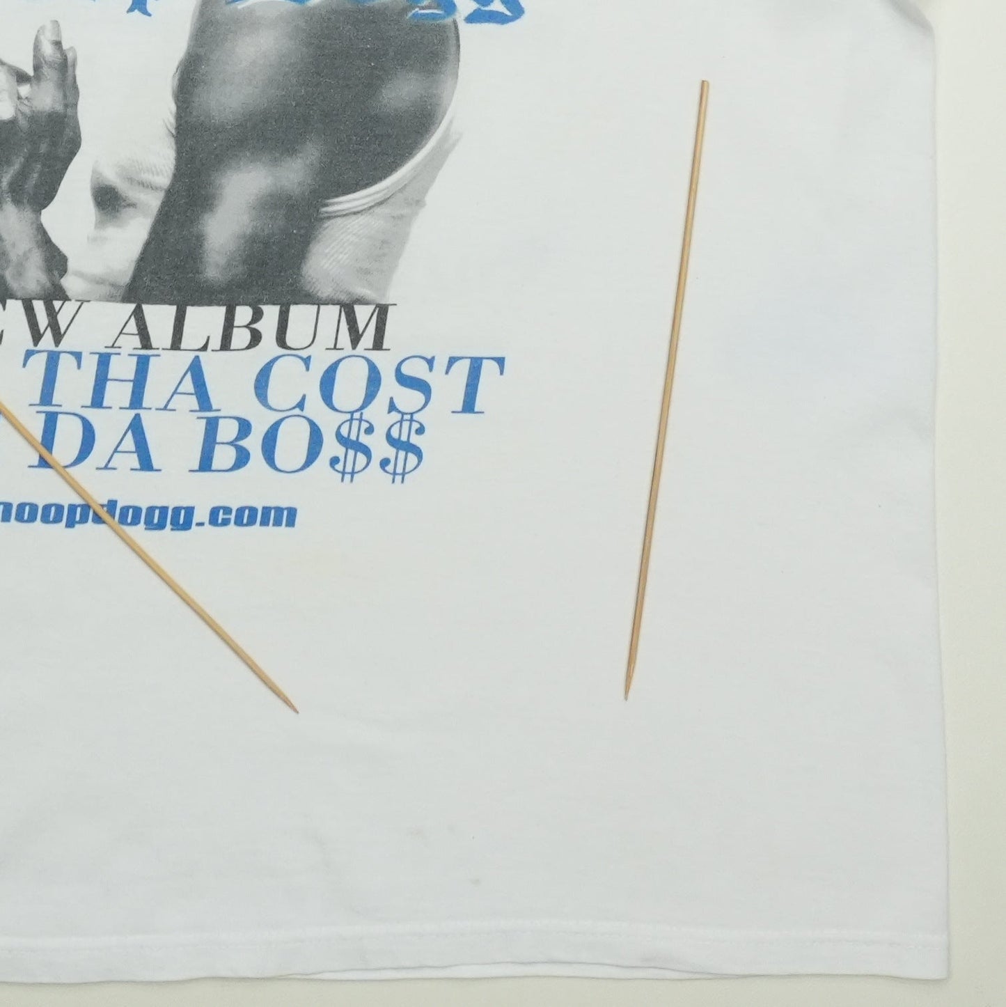 2002 Snoop Dogg Paid Tha Cost To Be Da Boss Promo Shirt Detail 6