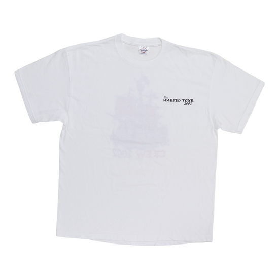 warped tour 2002 VANS　Tシャツ　M　白　　　オフィシャル Original vintage 2002 Vans Warped Tour Shirt | WyCo Vintage