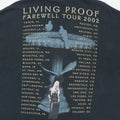 2002 Cher Living Proof Farewell Tour Shirt