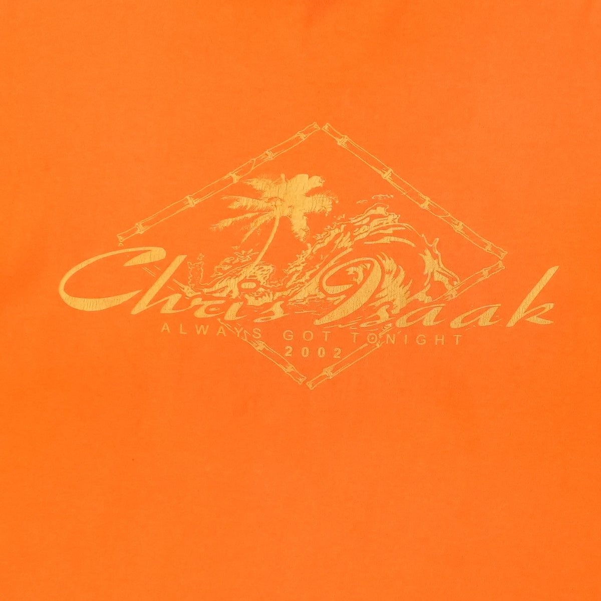 2002 Chris Isaak Always Got Tonight Tour Shirt