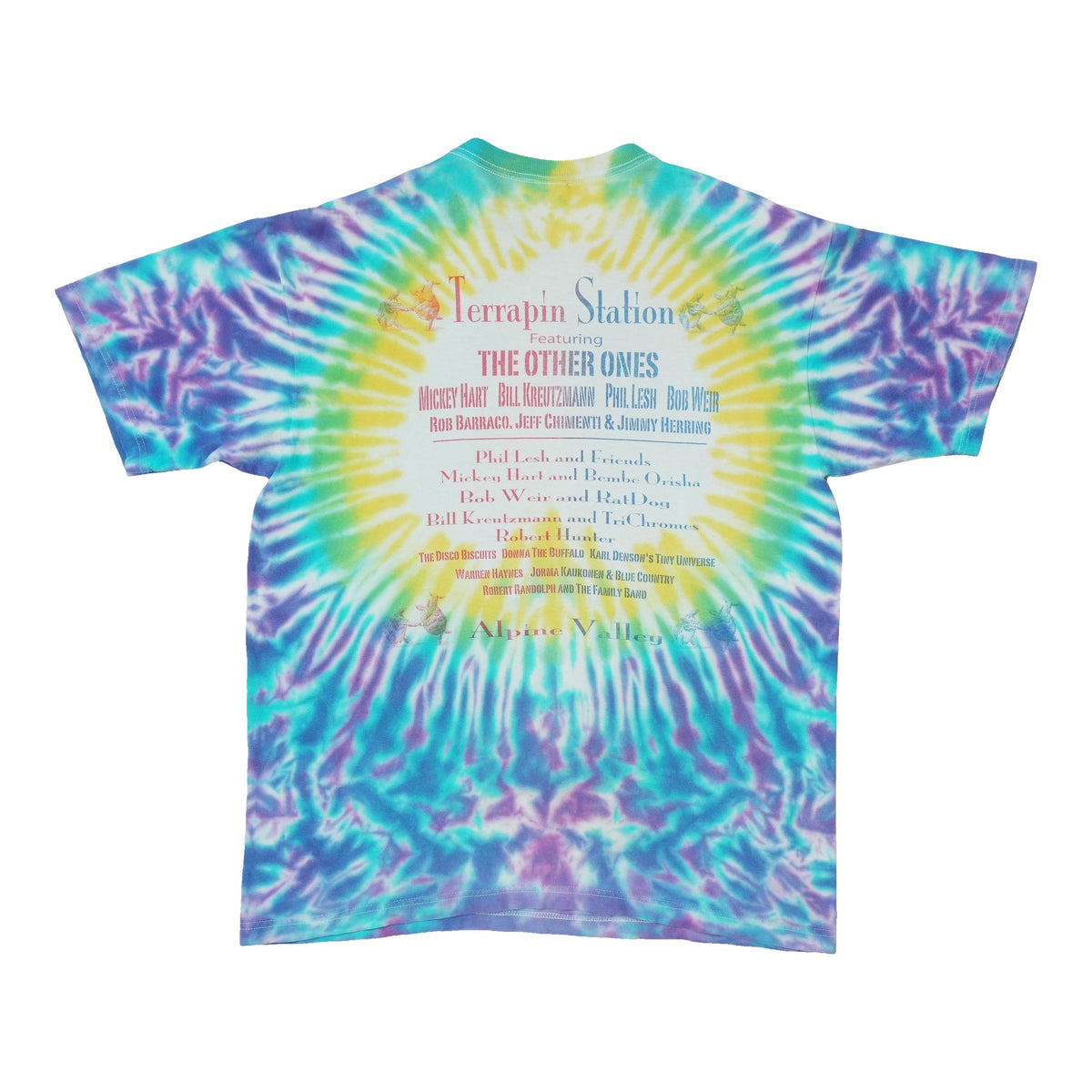2002 Grateful Dead Family Reunion Alpine Valley Tie Dye Shirt
