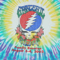 2002 Grateful Dead Family Reunion Alpine Valley Tie Dye Shirt