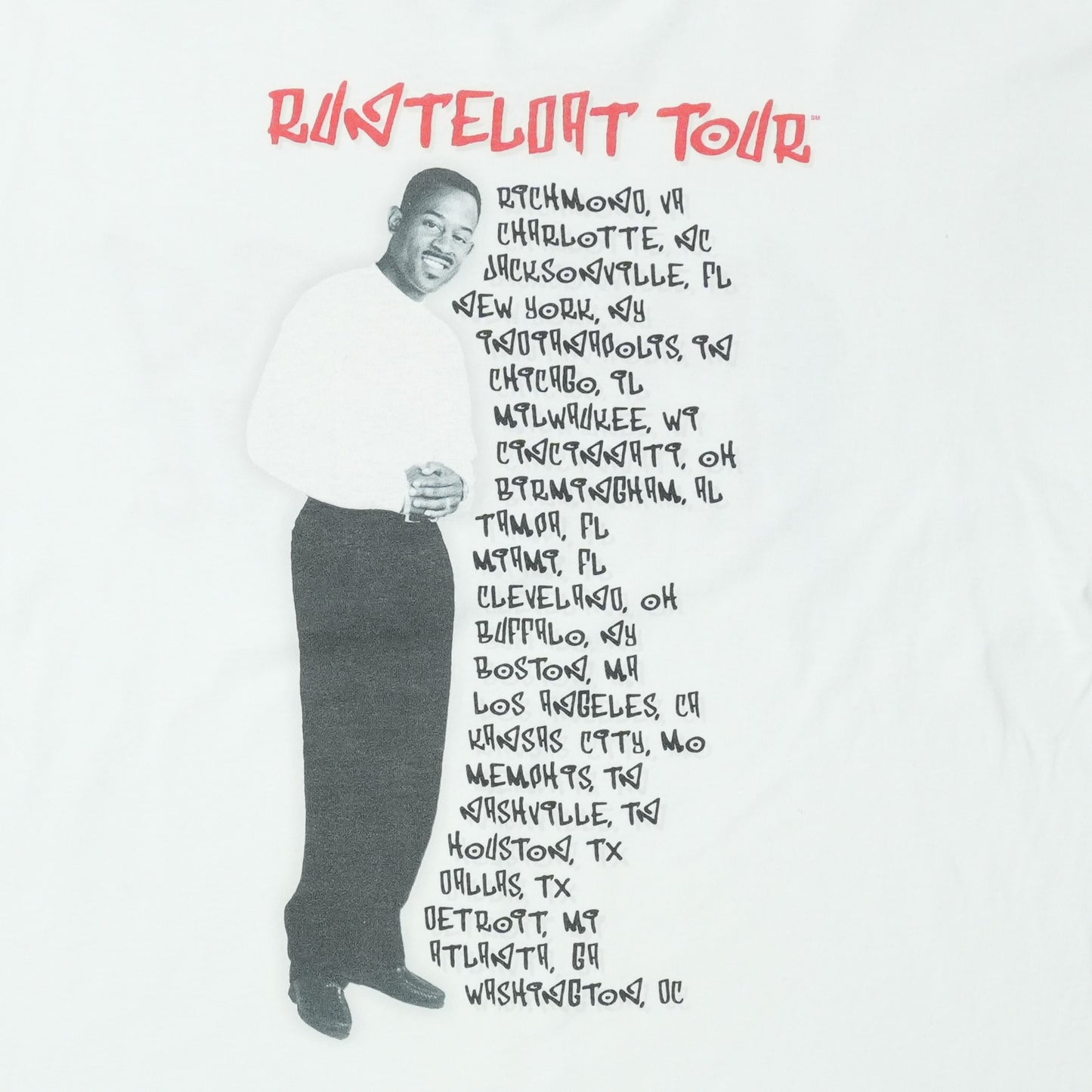 2002 Martin Lawrence Runteldat Tour Shirt