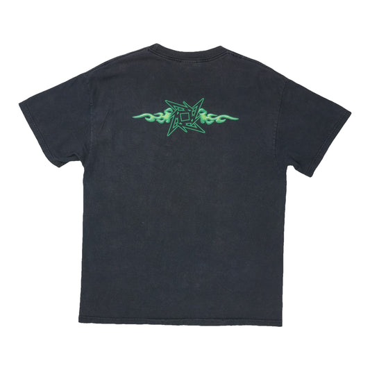 2002 Metallica Flaming Ninja Star Shirt