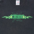 2002 Metallica Flaming Ninja Star Shirt