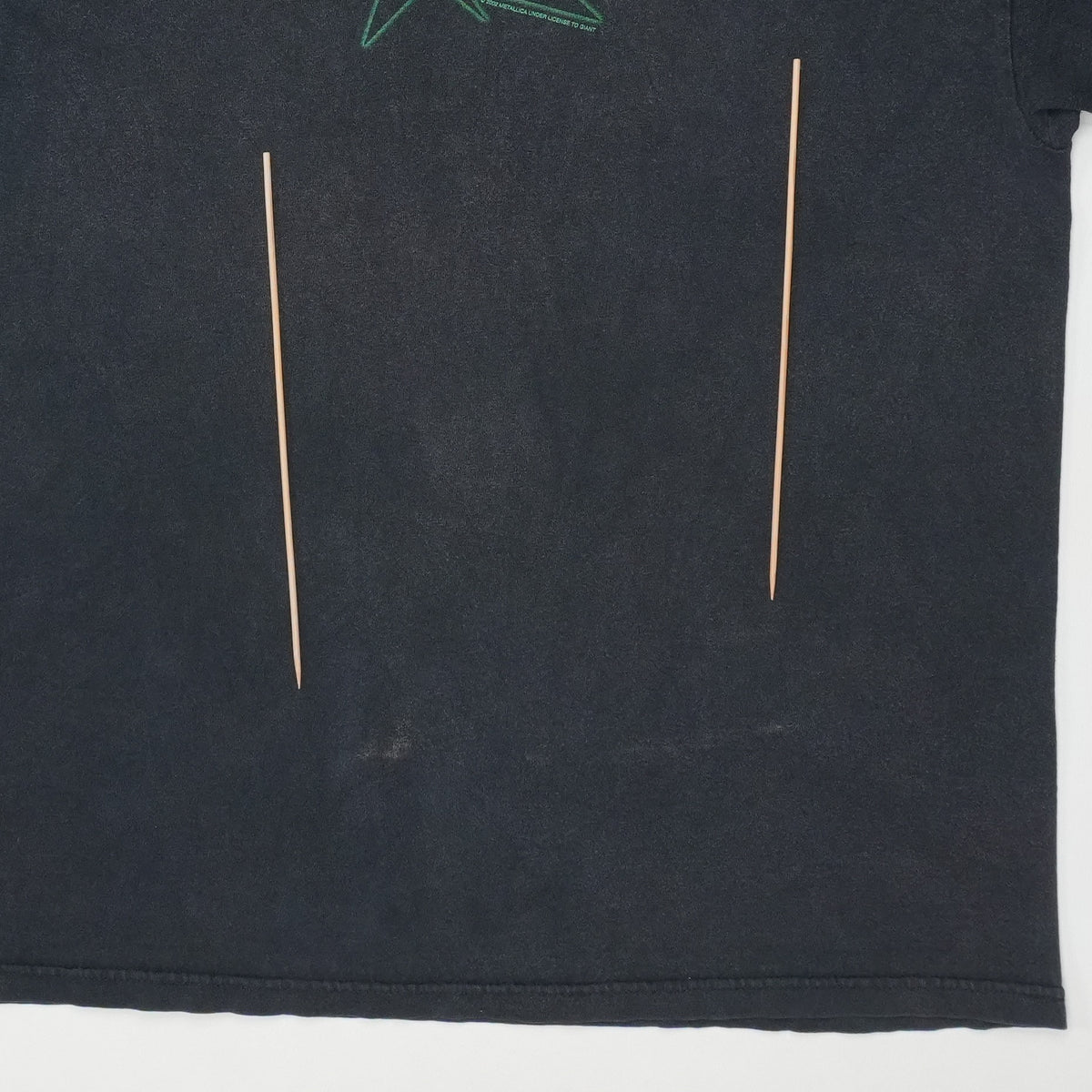 2002 Metallica Flaming Ninja Star Shirt