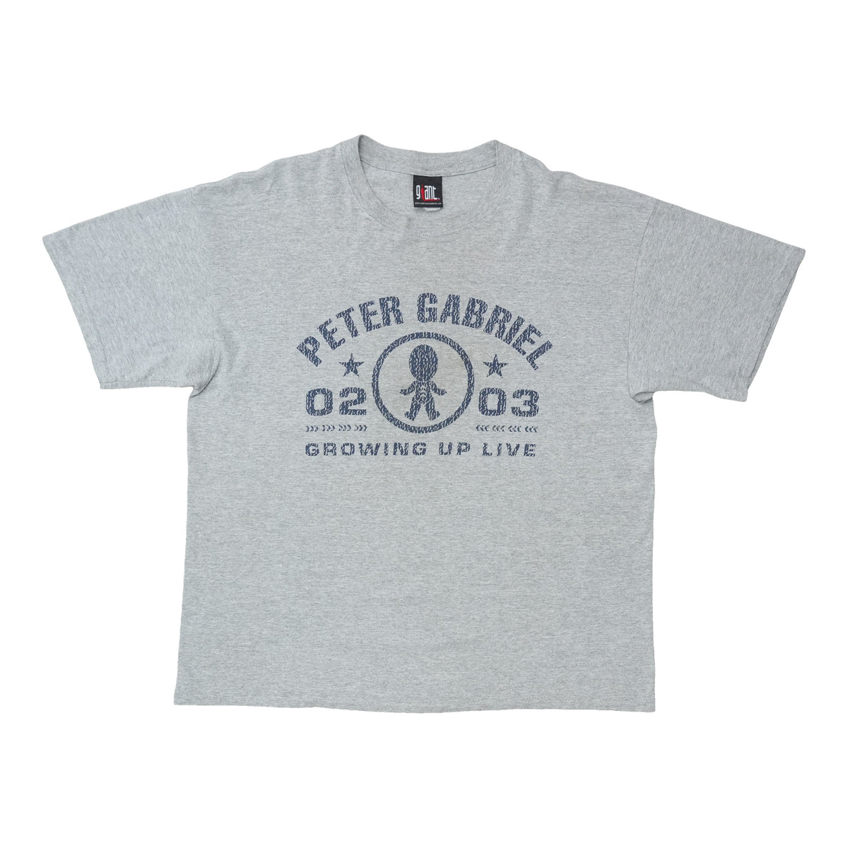 2002 Peter Gabriel Growing Up Live Tour Shirt