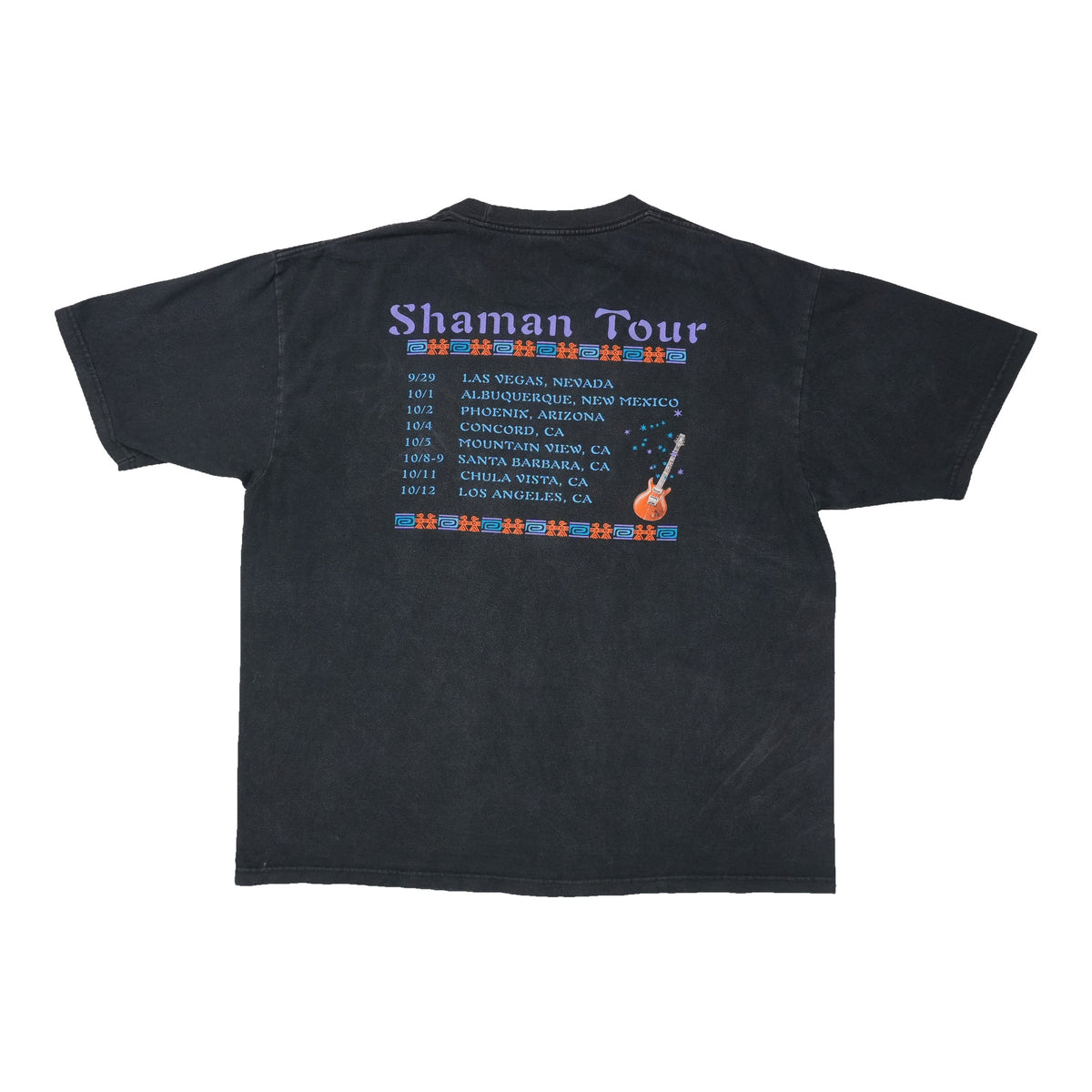 2002 Santana Shaman Tour Shirt