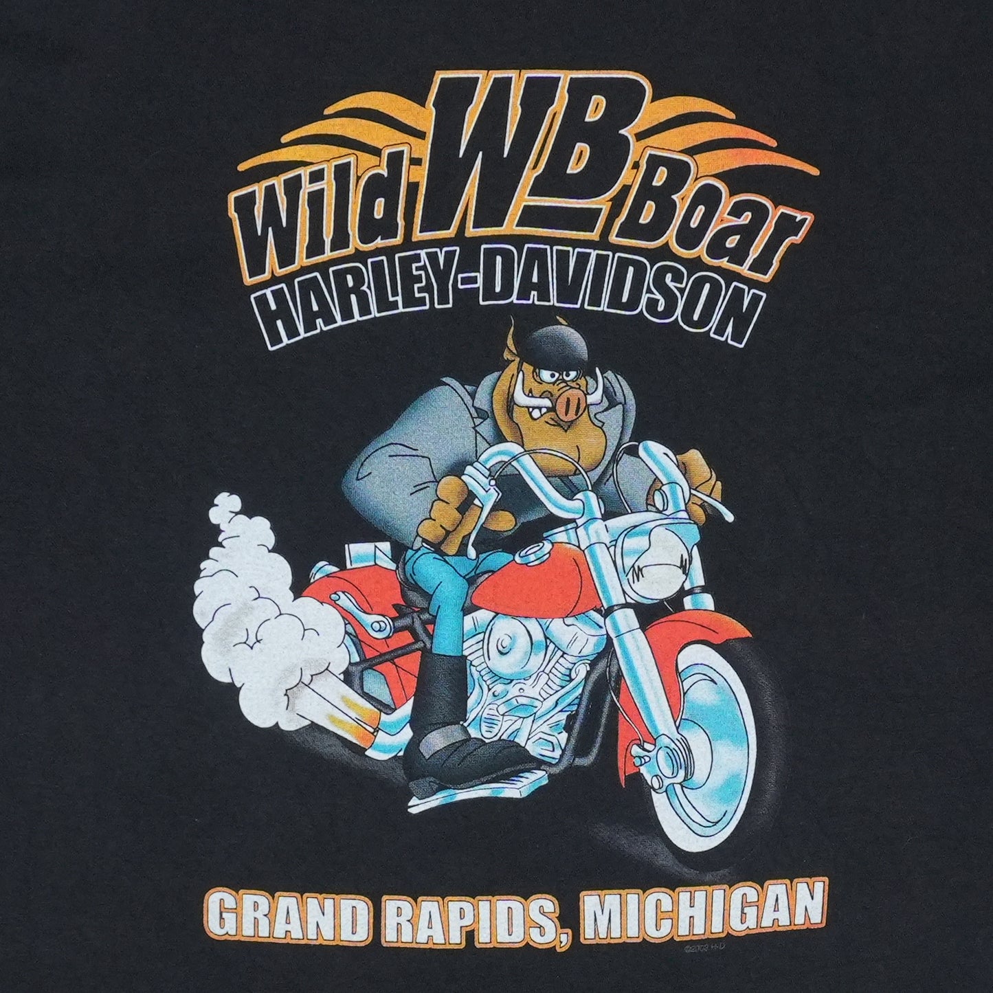 2003 Harley Davidson Wild Boar Grand Rapids Michigan Shirt