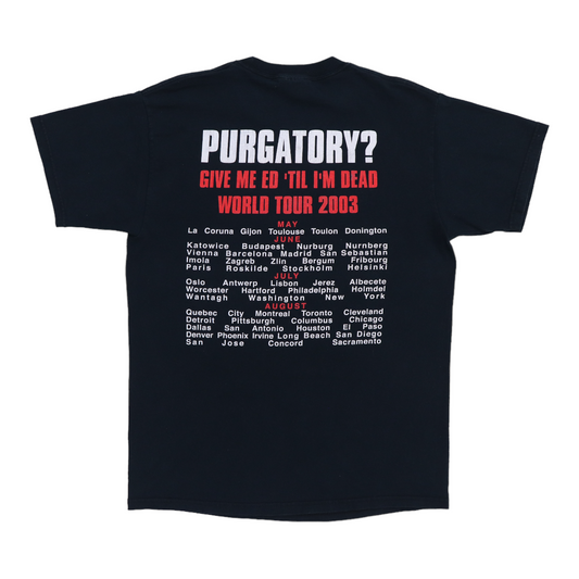 2003 Iron Maiden Purgatory World Tour Shirt