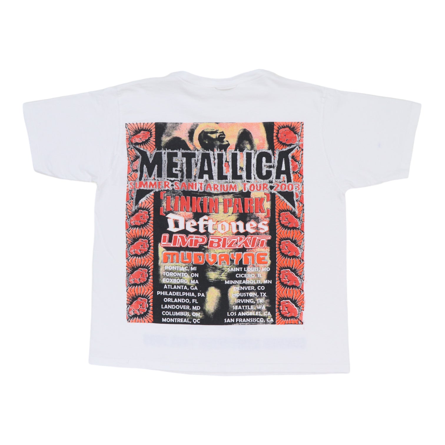Metallica Summer Sanitarium 2003 Shirt | eBay