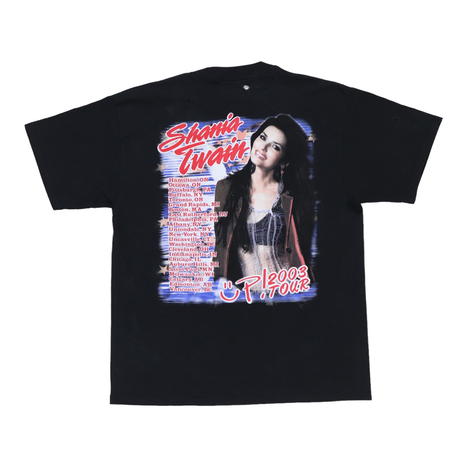 2003 Shania Twain Tour Shirt | Authentic Vintage Tee – WyCo Vintage