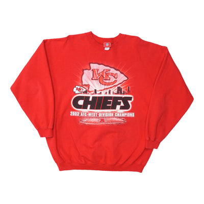 2003 Kansas City Chiefs AFC West Division Champions Sweatshirt