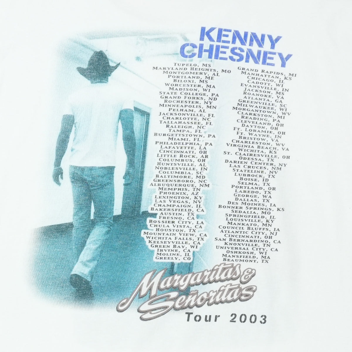2003 Kenny Chesney Margaritas N Senoritas Tour Shirt