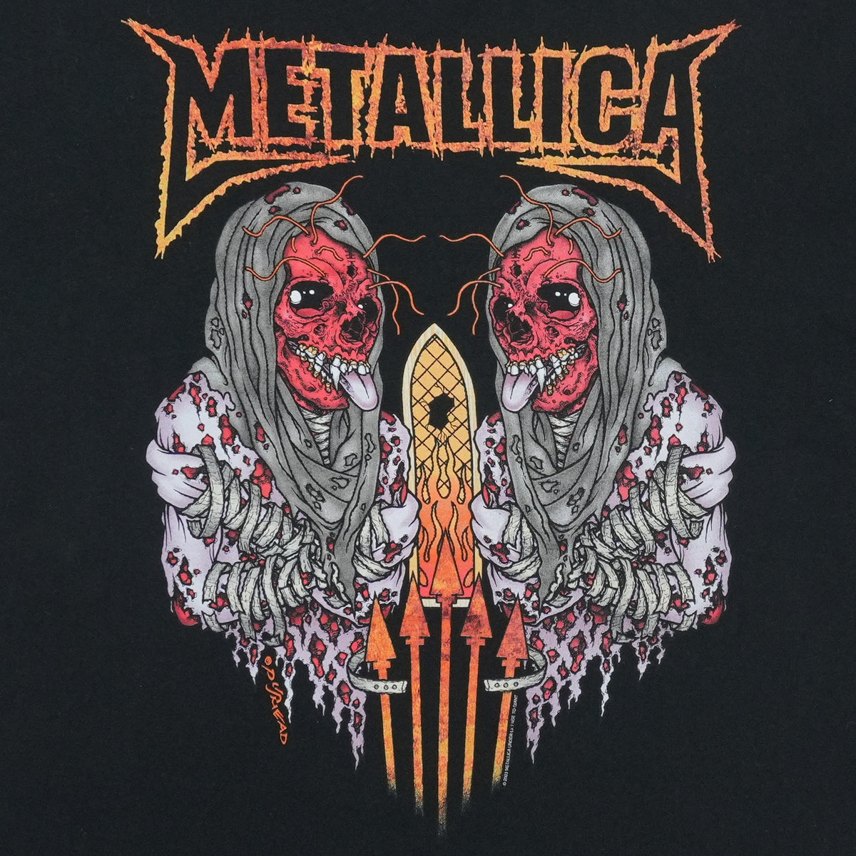 2003 Metallica Summer Sanitarium Tour Shirt