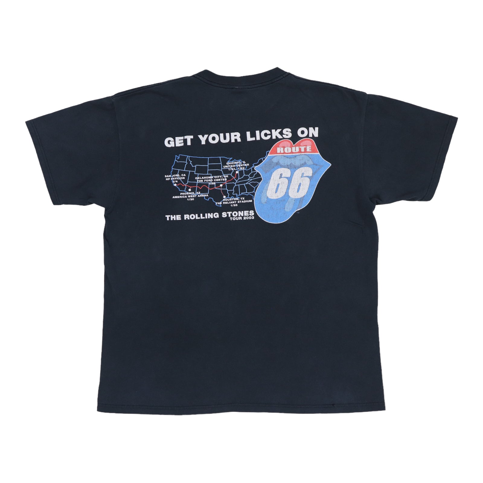 2003 Rolling Stones Get Your Licks Tour Shirt | Authentic Vintage