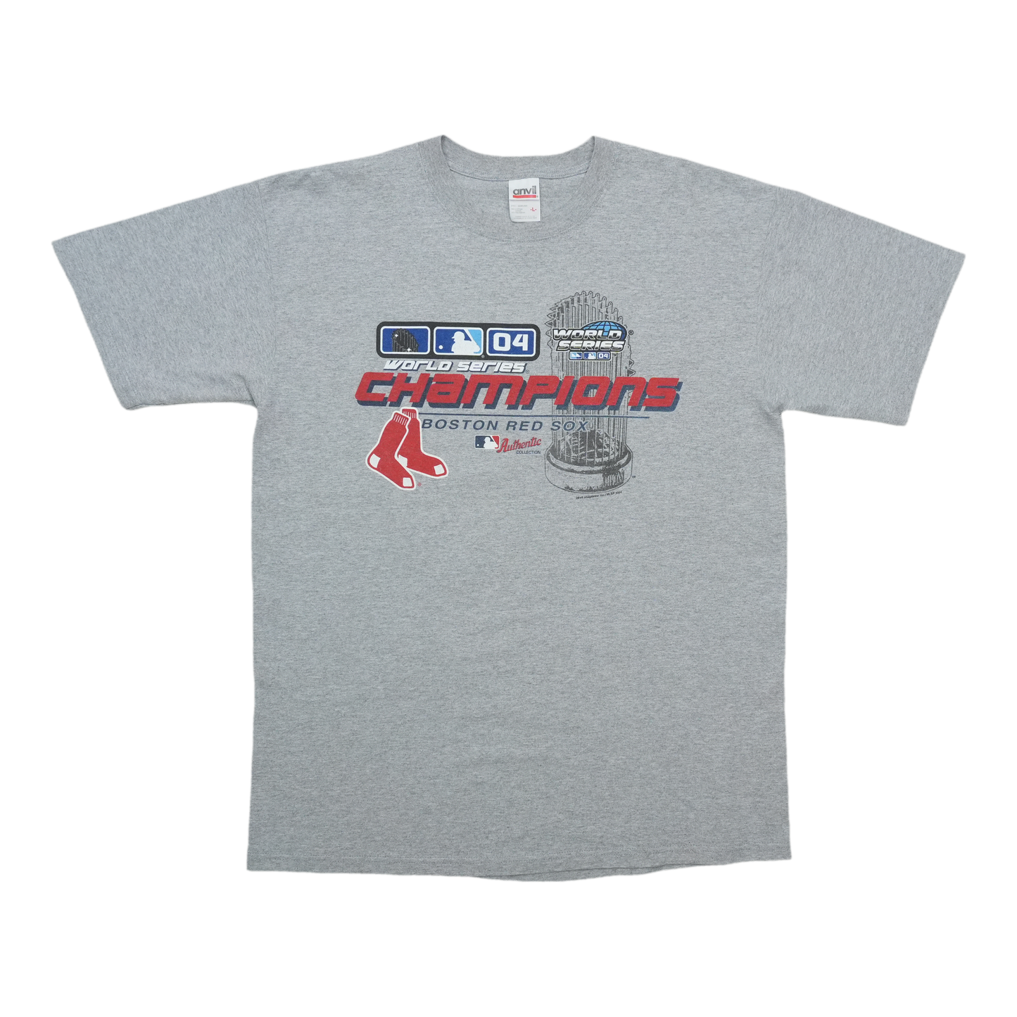 2004 Boston Red Sox World Series Champions Shirt Front