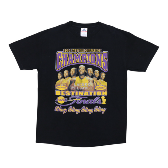 2004 Los Angeles Lakers .4 Seconds Shirt | Authentic Vintage Tee