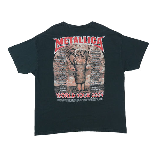 2004 Metallica Madly In Anger With The World Tour Shirt