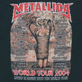 2004 Metallica Madly In Anger With The World Tour Shirt