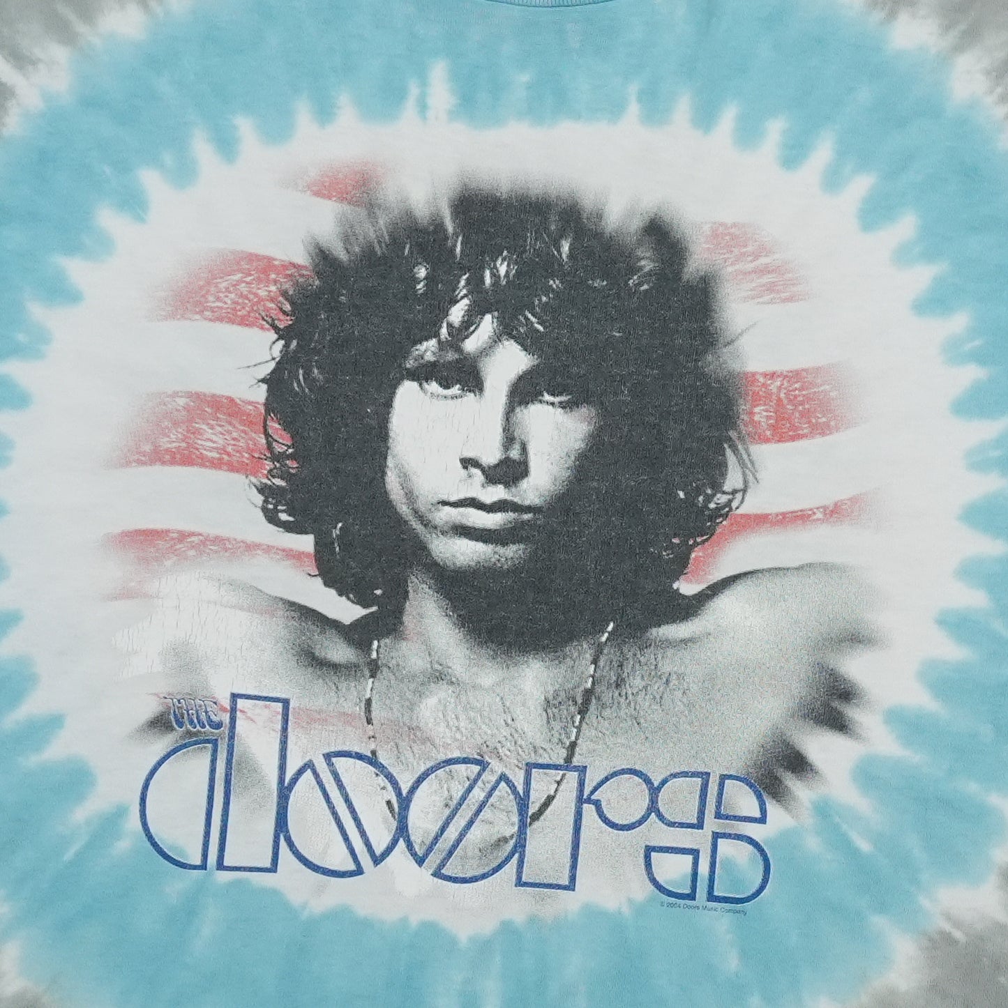 2004 The Doors An American Poet Tie Dye Shirt Detail 1