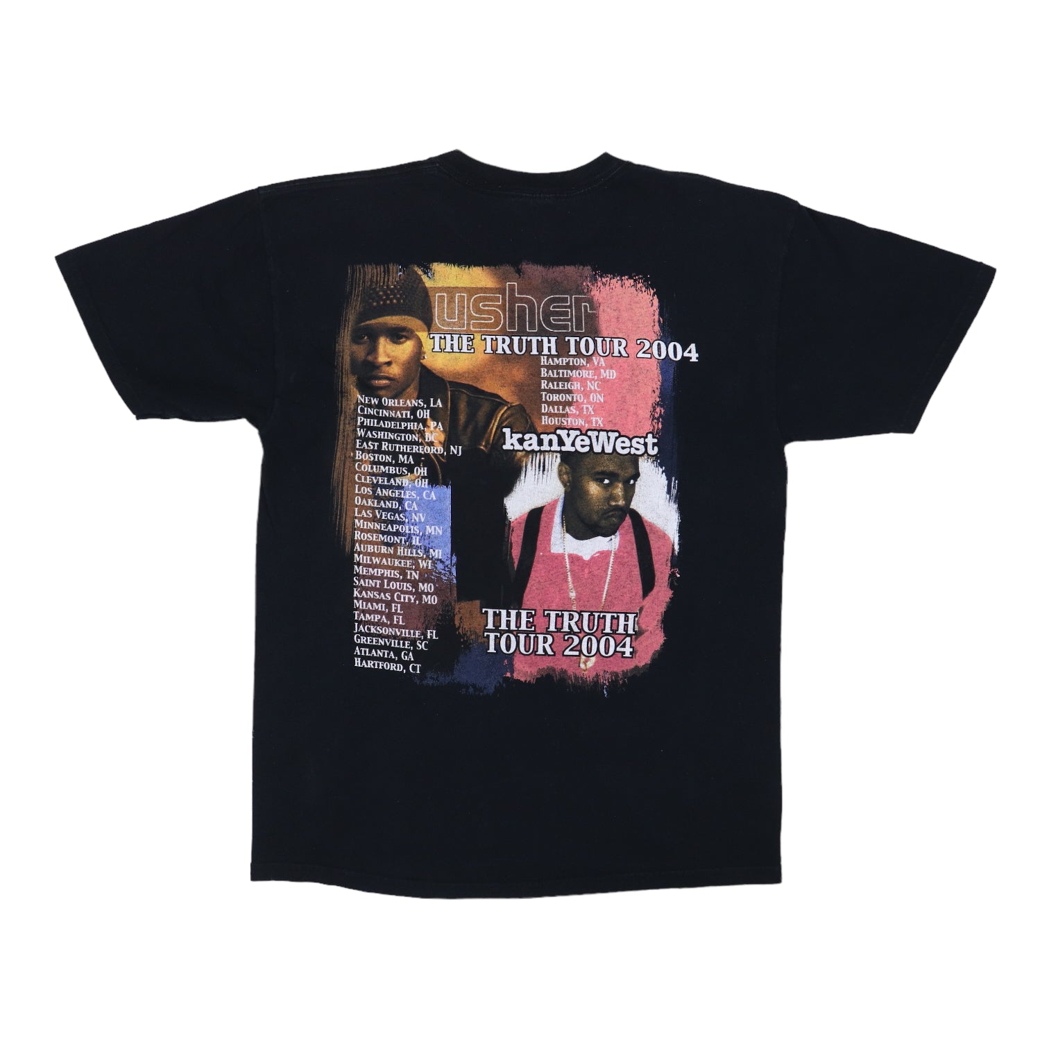 2004 Usher Kanye West The Truth Tour Shirt – WyCo Vintage