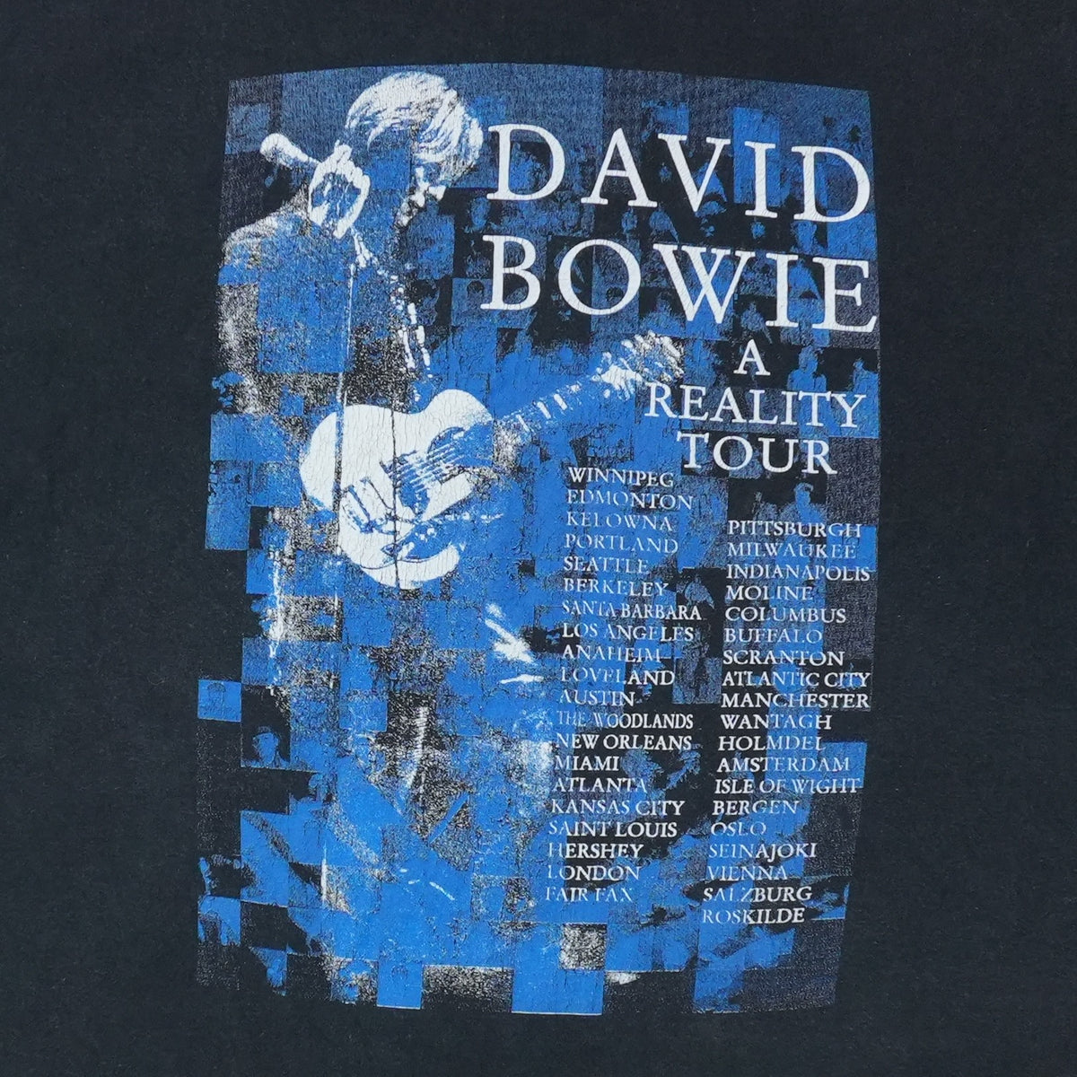 2004 David Bowie A Reality Tour Shirt