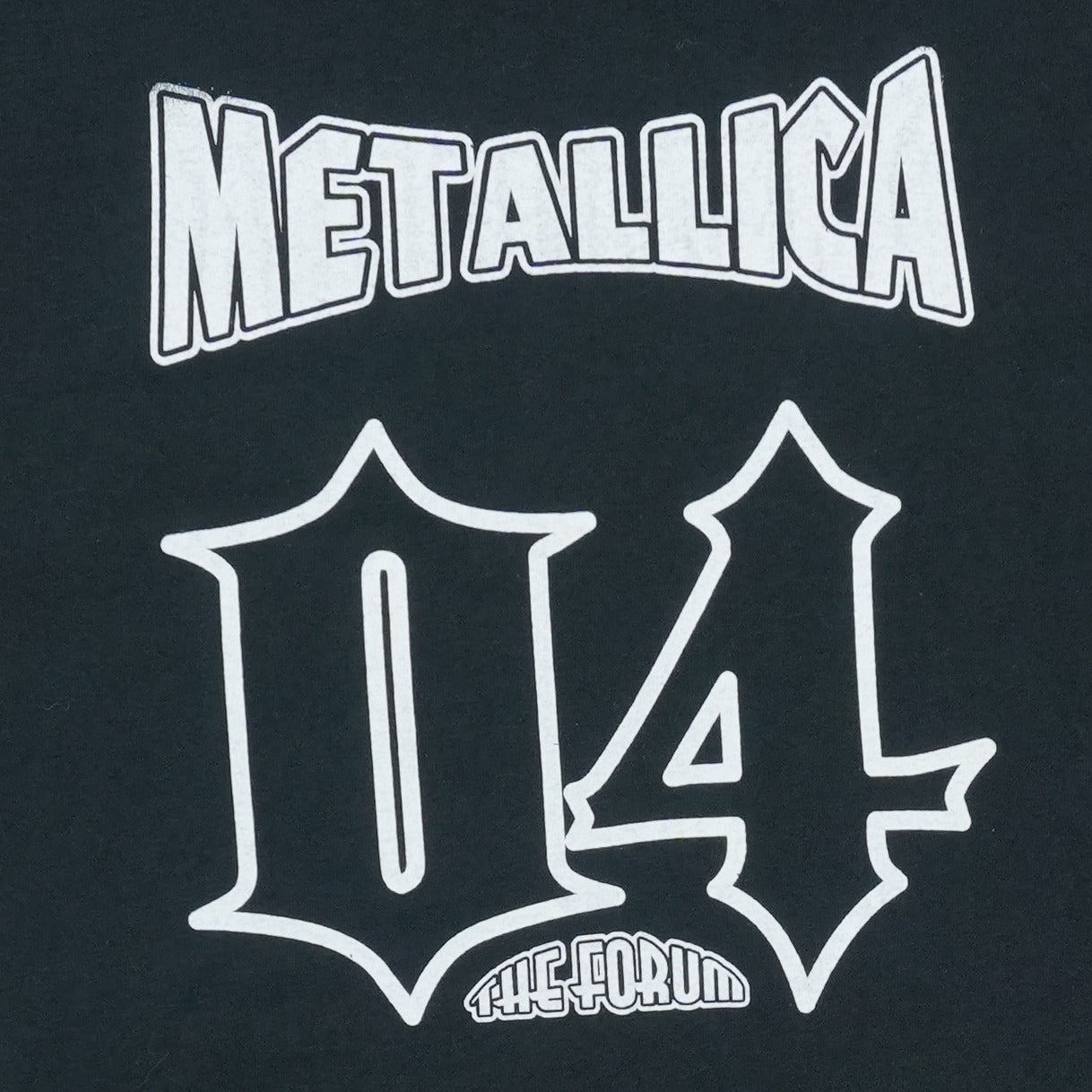 2004 Metallica Los Angeles Forum Concert Shirt