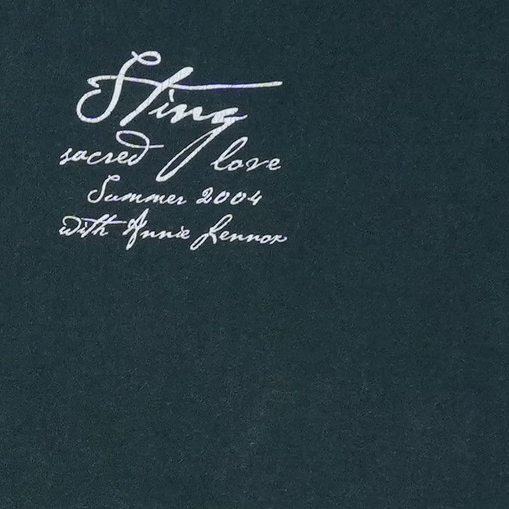 2004 Sting Sacred Love Tour Shirt