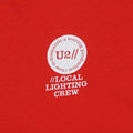 2004 U2 Local Lighting Crew Shirt Detail 2