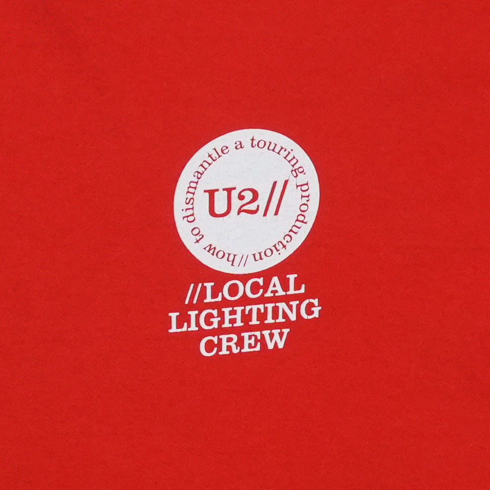 2004 U2 Local Lighting Crew Shirt Detail 2