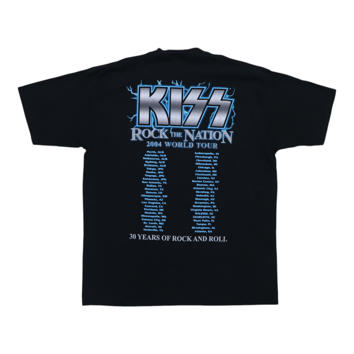2004KissRockTheNationTourShirt 