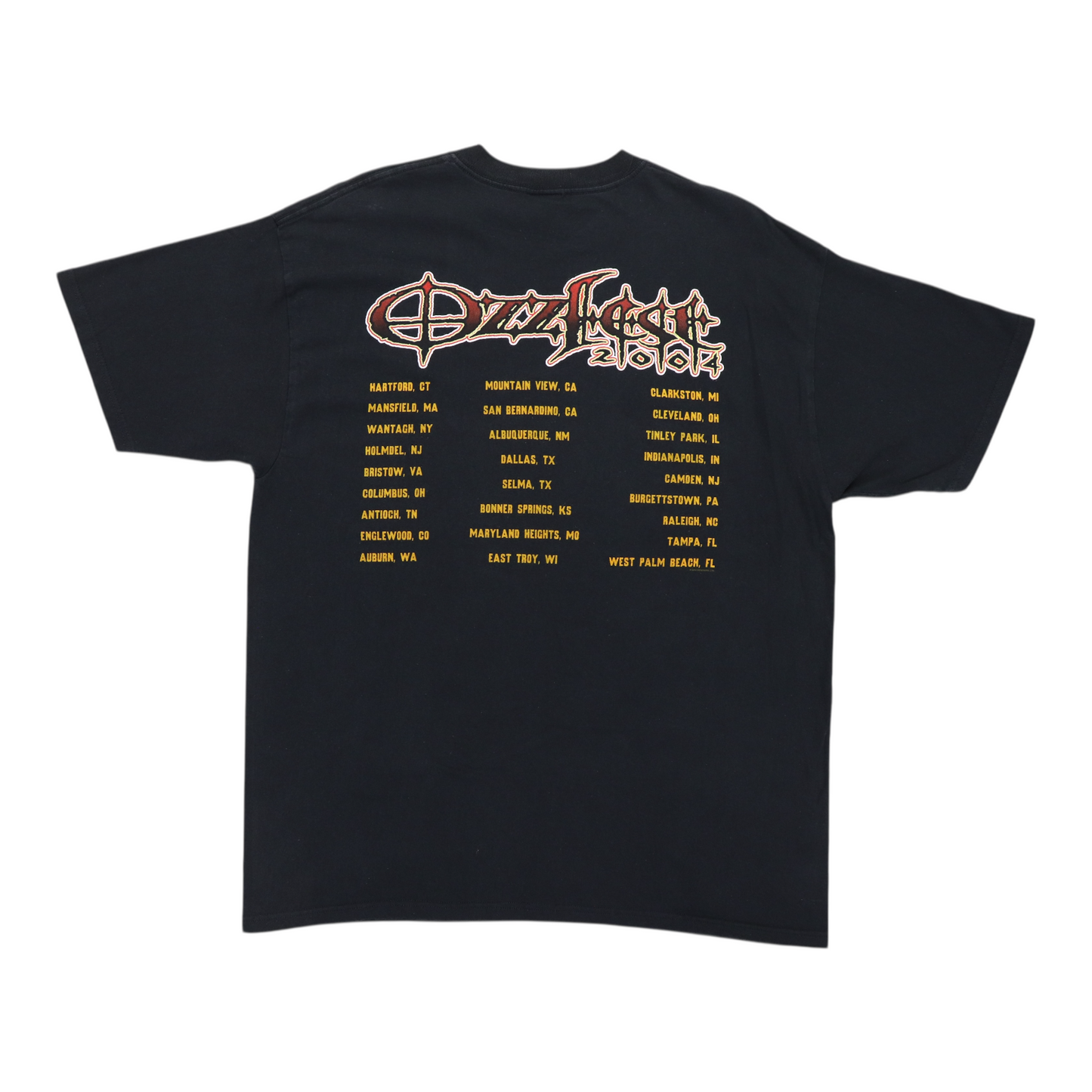 2004 Ozzy Osbourne Ozzfest Tour Shirt