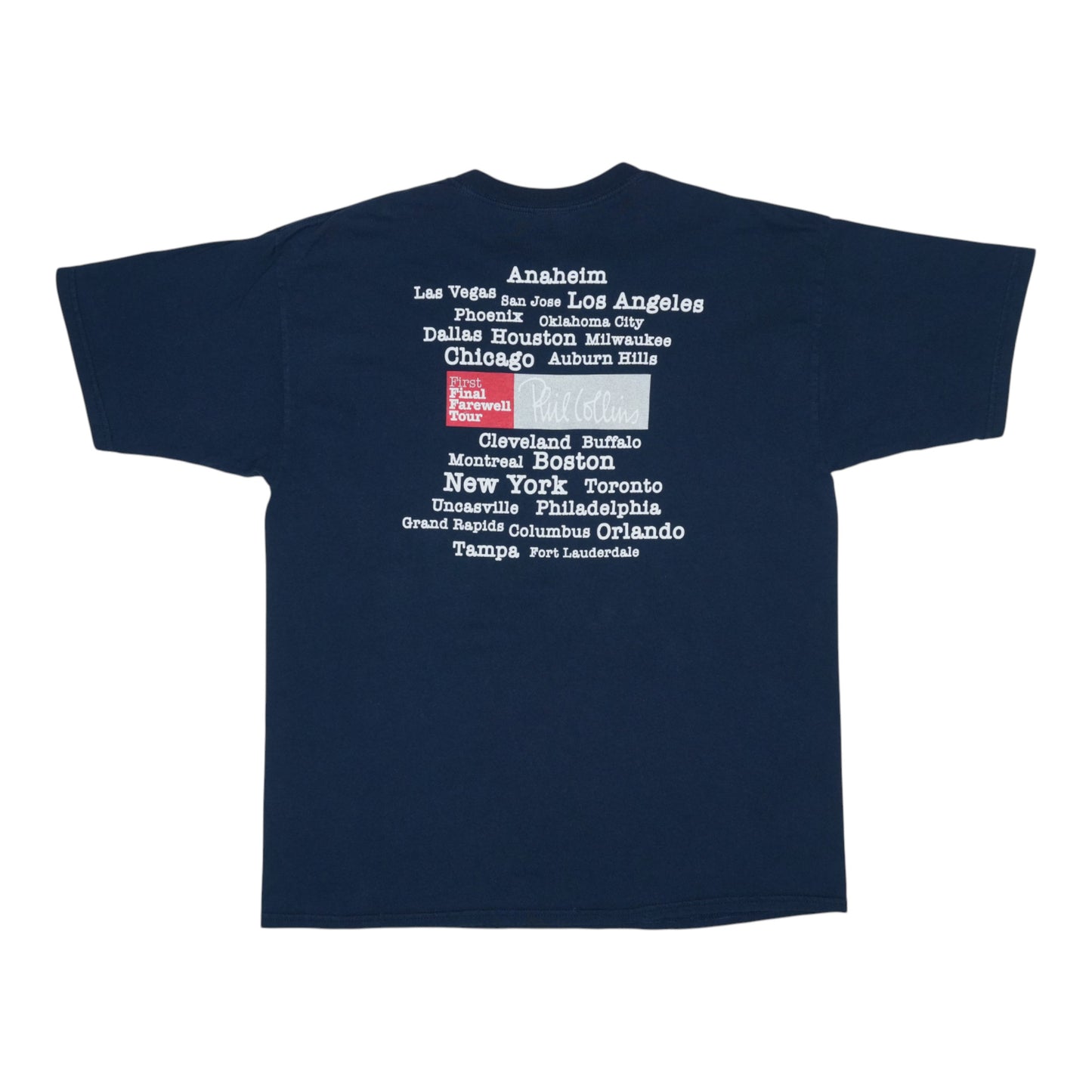 2004 Phil Collins Final Farewell Tour Shirt