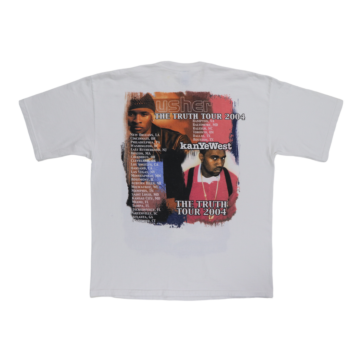 2004 Usher Kanye West Tour Shirt | Authentic Vintage Tee – WyCo