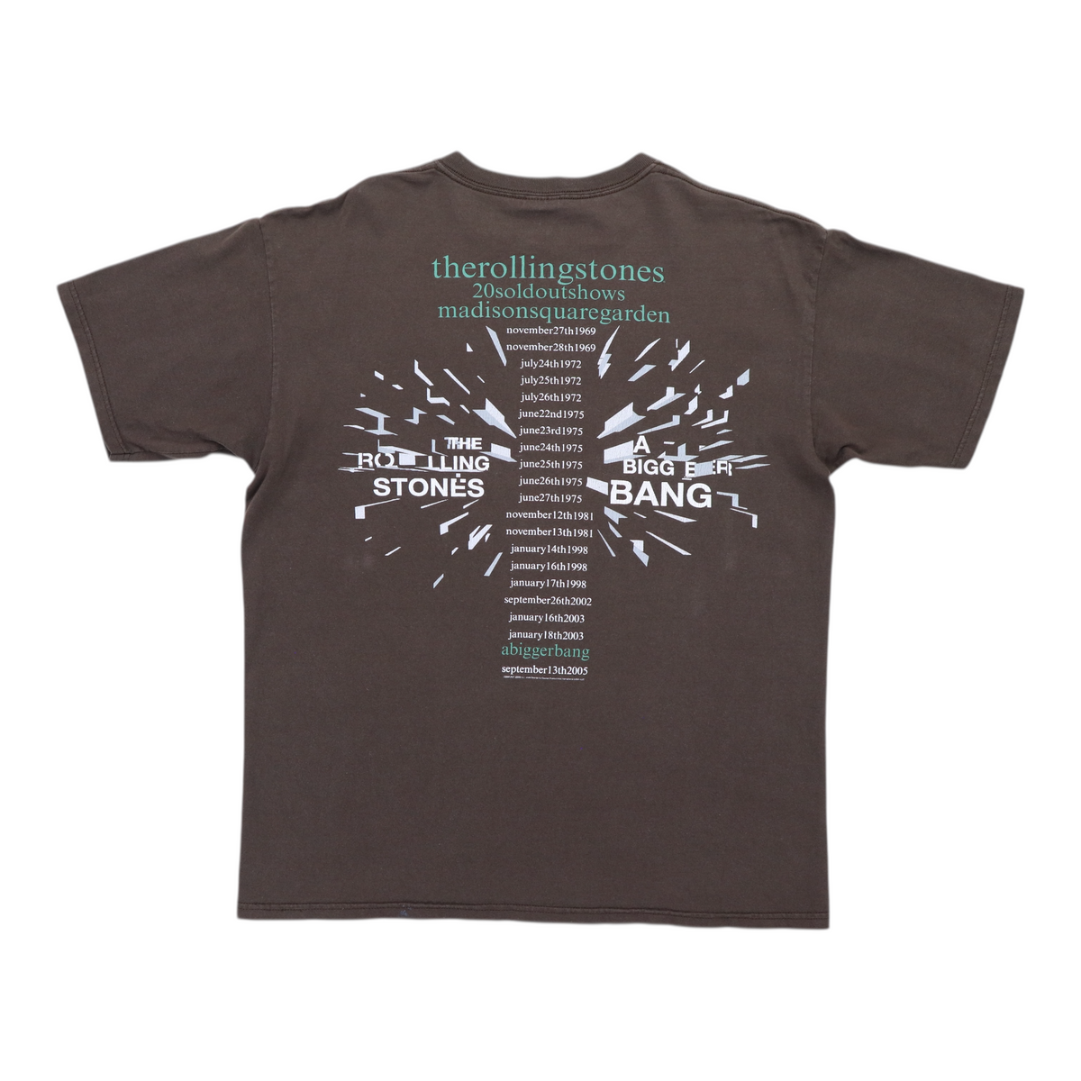2005 Rolling Stones Tour Shirt | Authentic Vintage Tee – WyCo Vintage