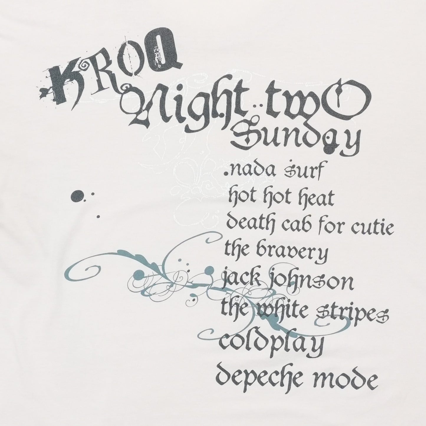 2005 KROQ Almost Acoustic Christmas Shirt