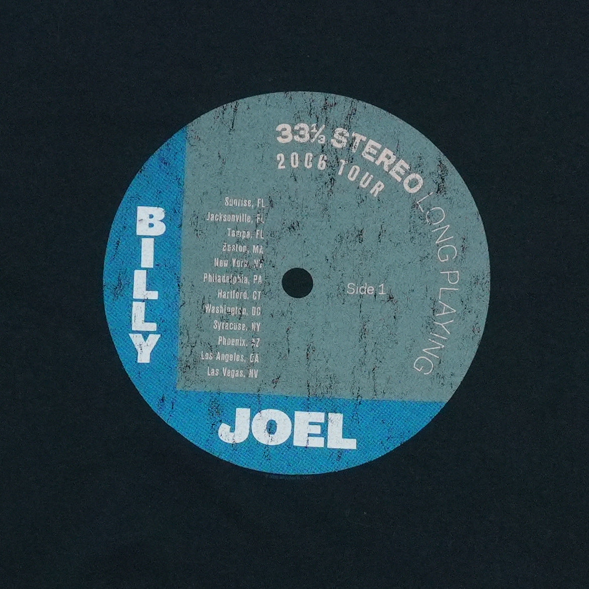 2006 Billy Joel Tour Shirt Detail 3