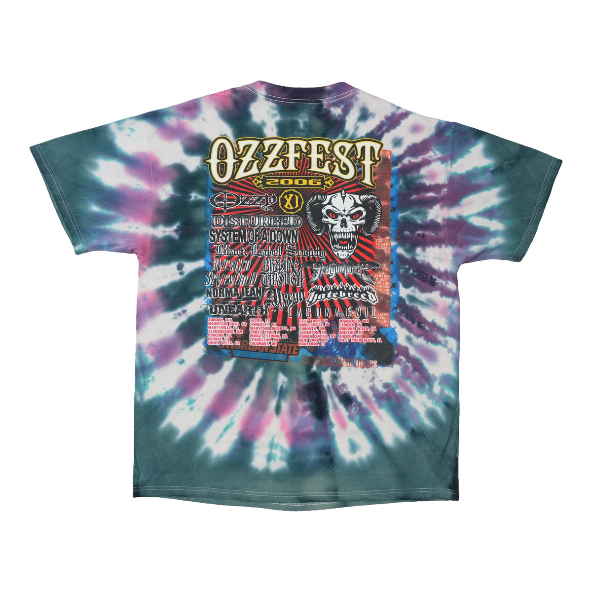 2006 Ozzfest Tie Dye Shirt