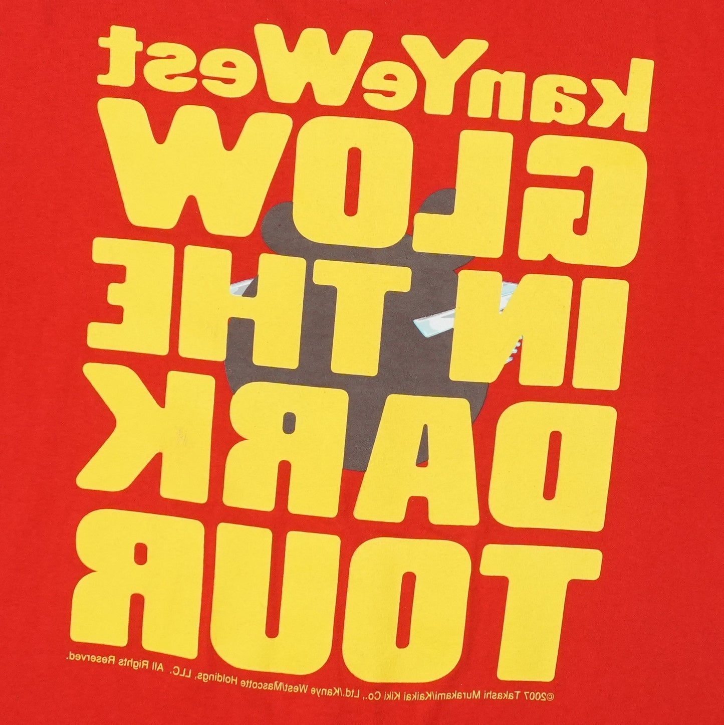 2007 Kanye West Glow In The Dark Tour Shirt