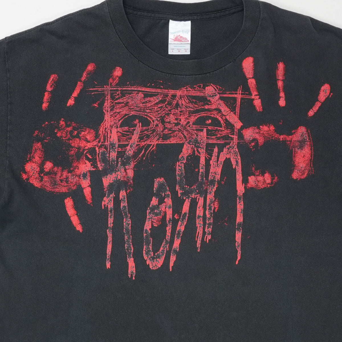 2007 Korn Bloody Handprint Shirt