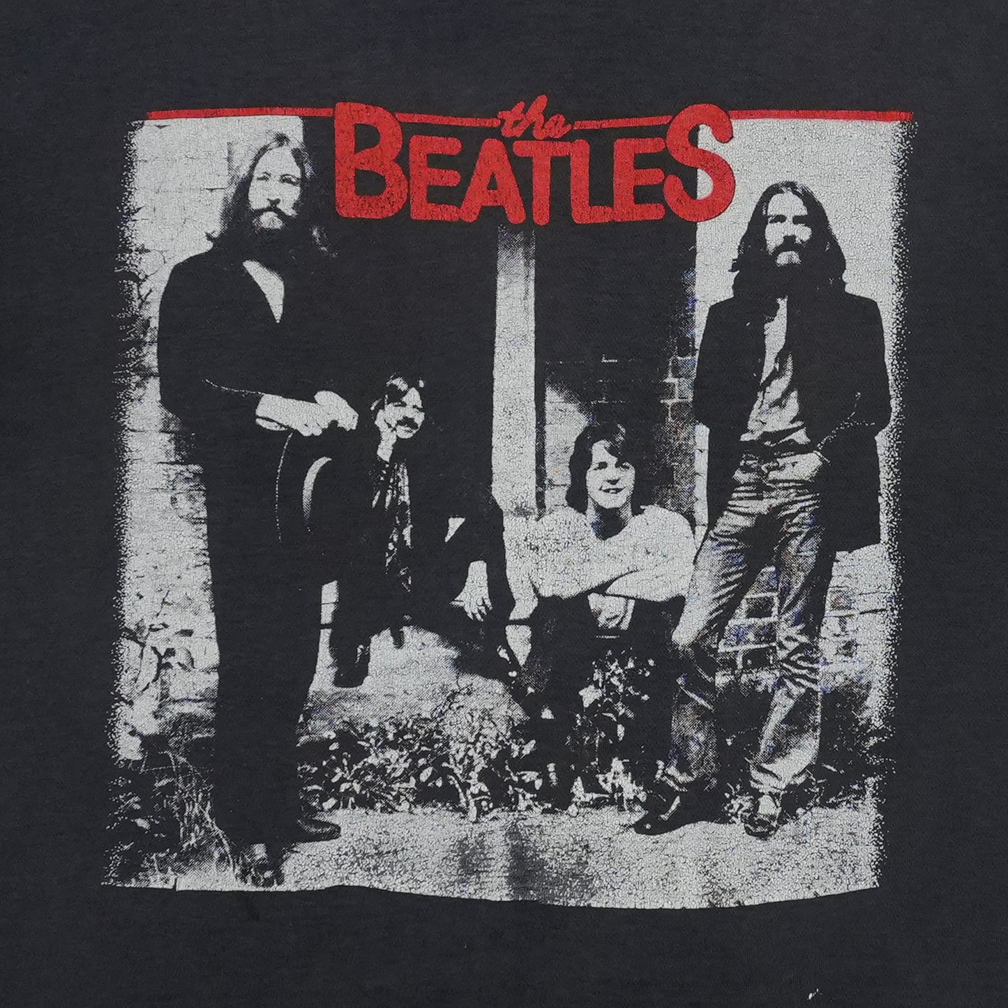 1980s The Beatles Shirt Detail 2