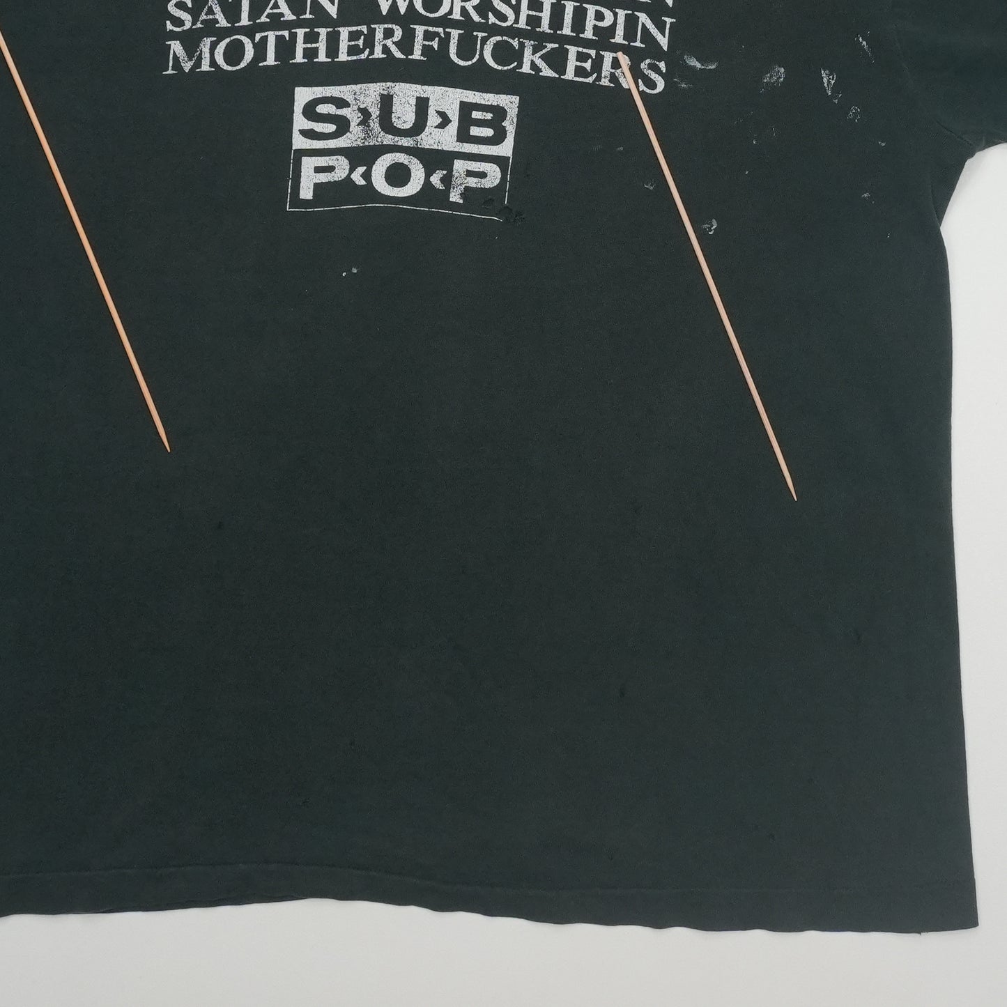 1990s Nirvana Vestibule Sub Pop Shirt Detail 9