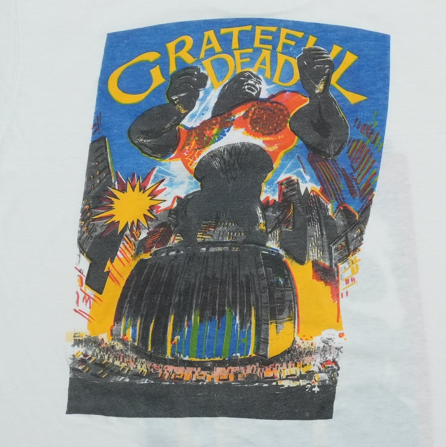 1988 Grateful Dead What A Long Strange Trip Fall Tour Shirt Back Graphic