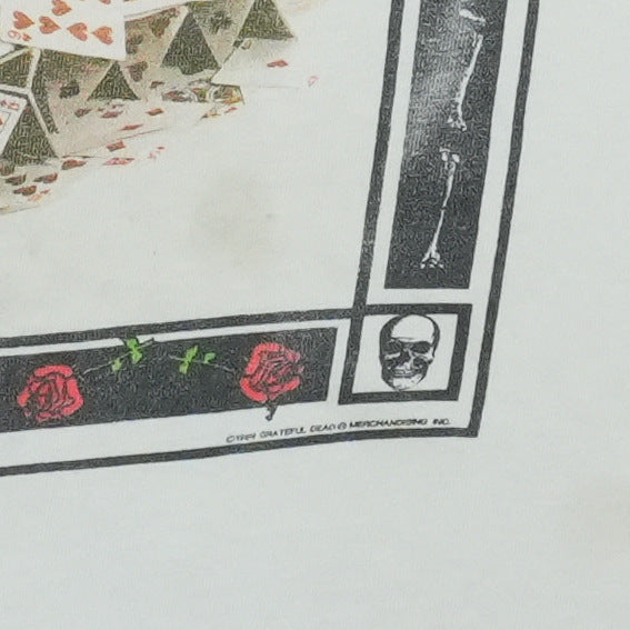 1990s Grateful Dead House of Cards Shirt Front Detail 1