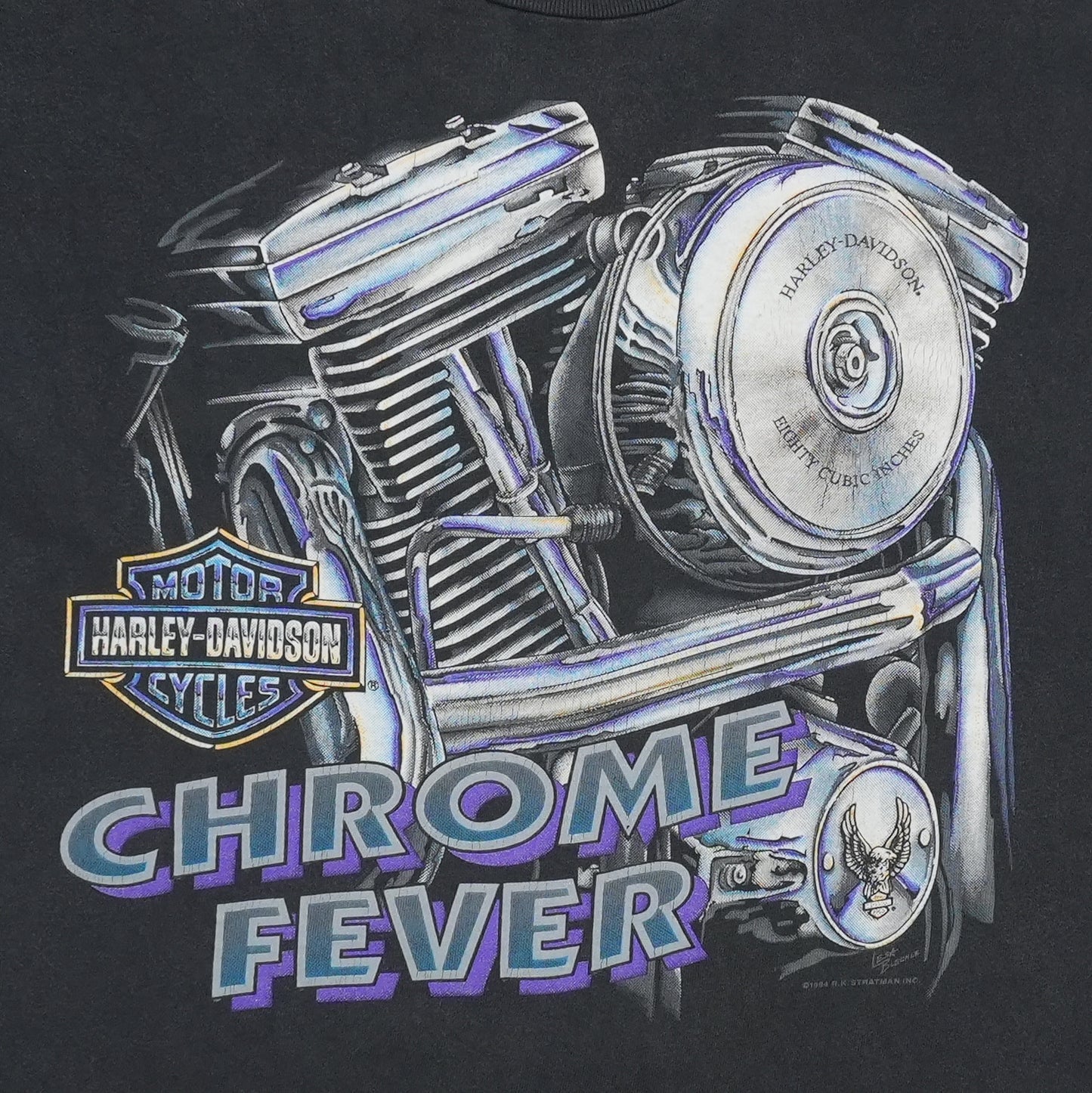 1994 Harley Davidson Chrome Fever Shirt