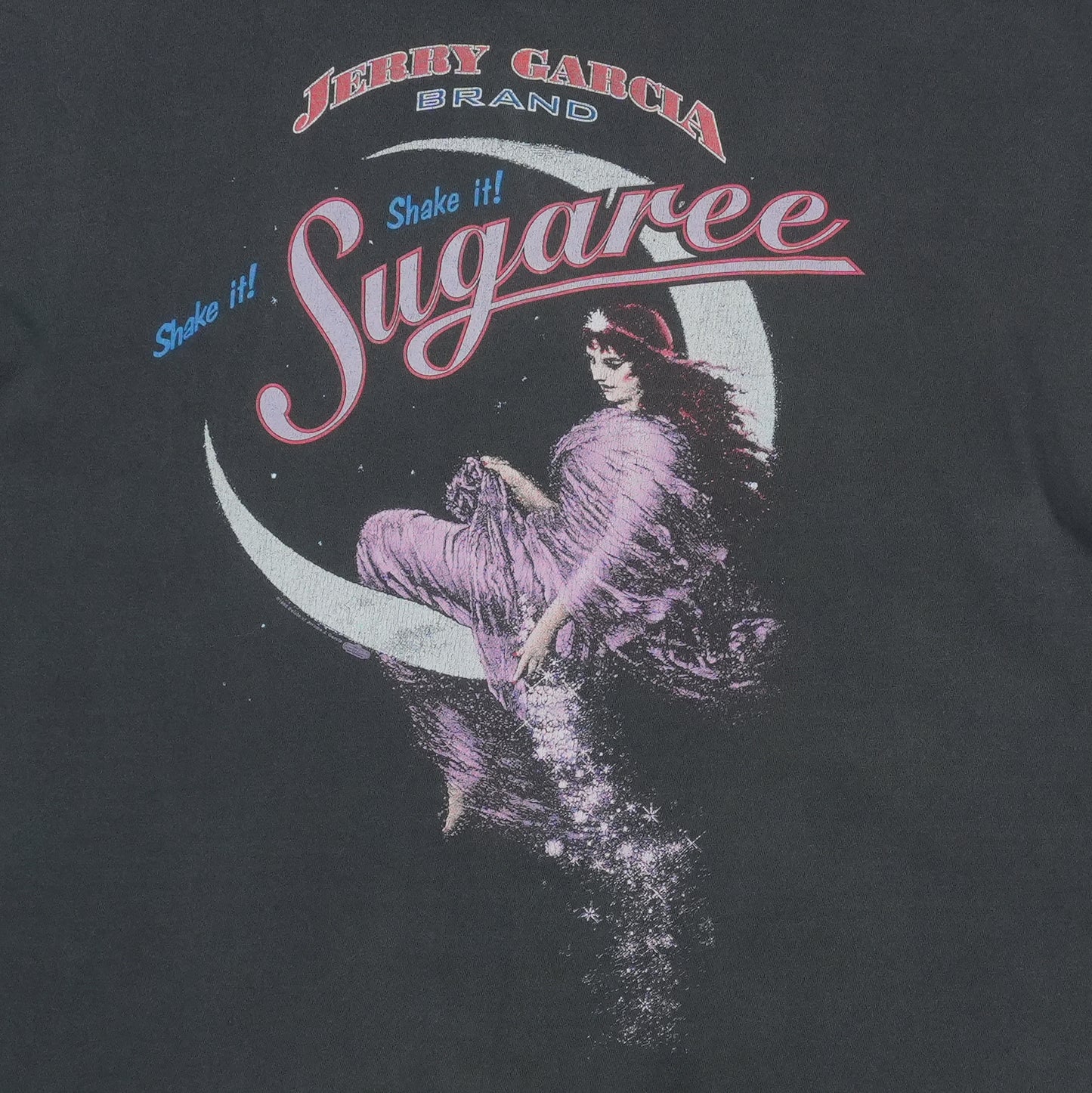 1988 Jerry Garcia Sugaree Shirt Front Graphic