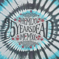 1990 Grateful Dead 25th Anniversary Tie Dye Shirt Back Graphic