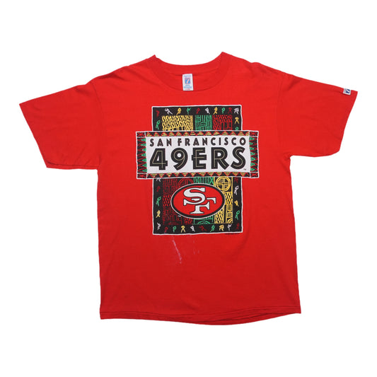 1990s San Francisco 49ers Tribal Shirt Front
