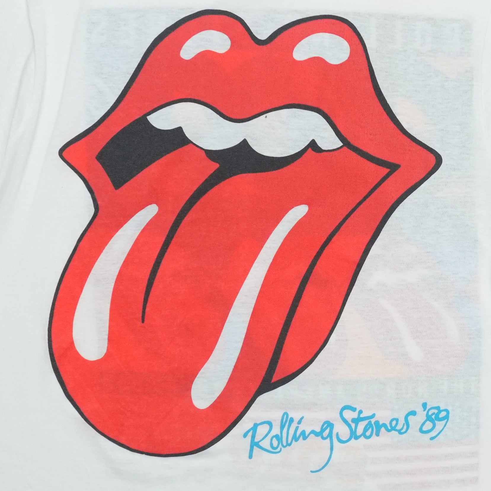 1989 Rolling Stones Steel Wheels North American Tour Shirt | WyCo